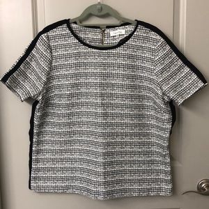 Calvin Klein Black and White Winter Top - OBO
